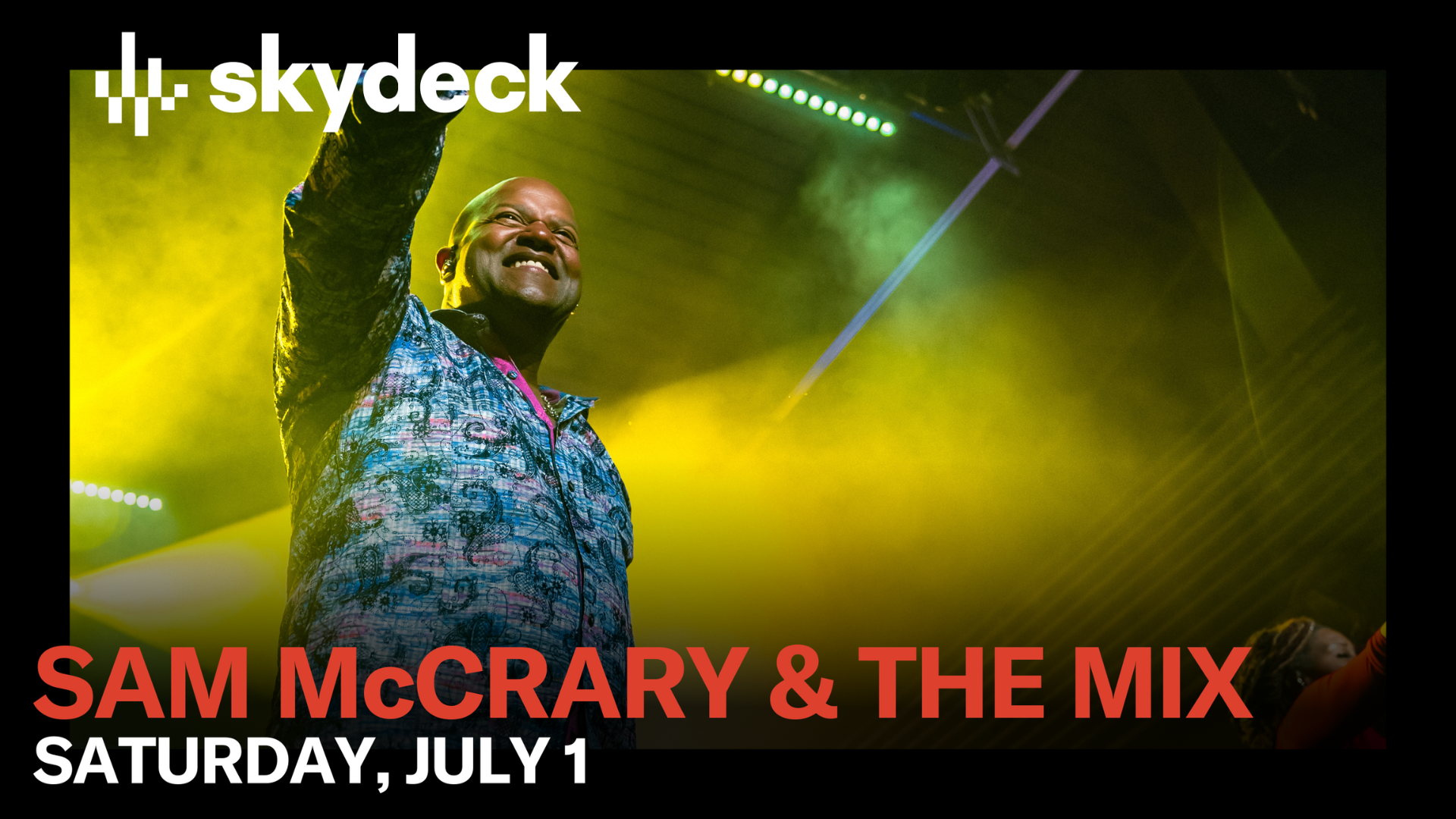 Promo image of Sam McCrary & The Mix on Skydeck | FREE