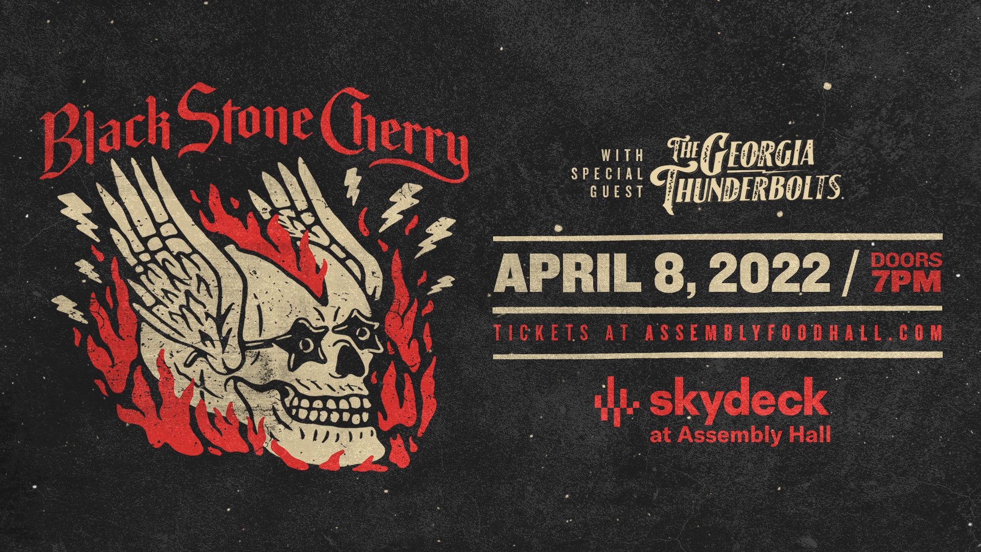 Promo image of 102.9 The Buzz presents Black Stone Cherry at Skydeck