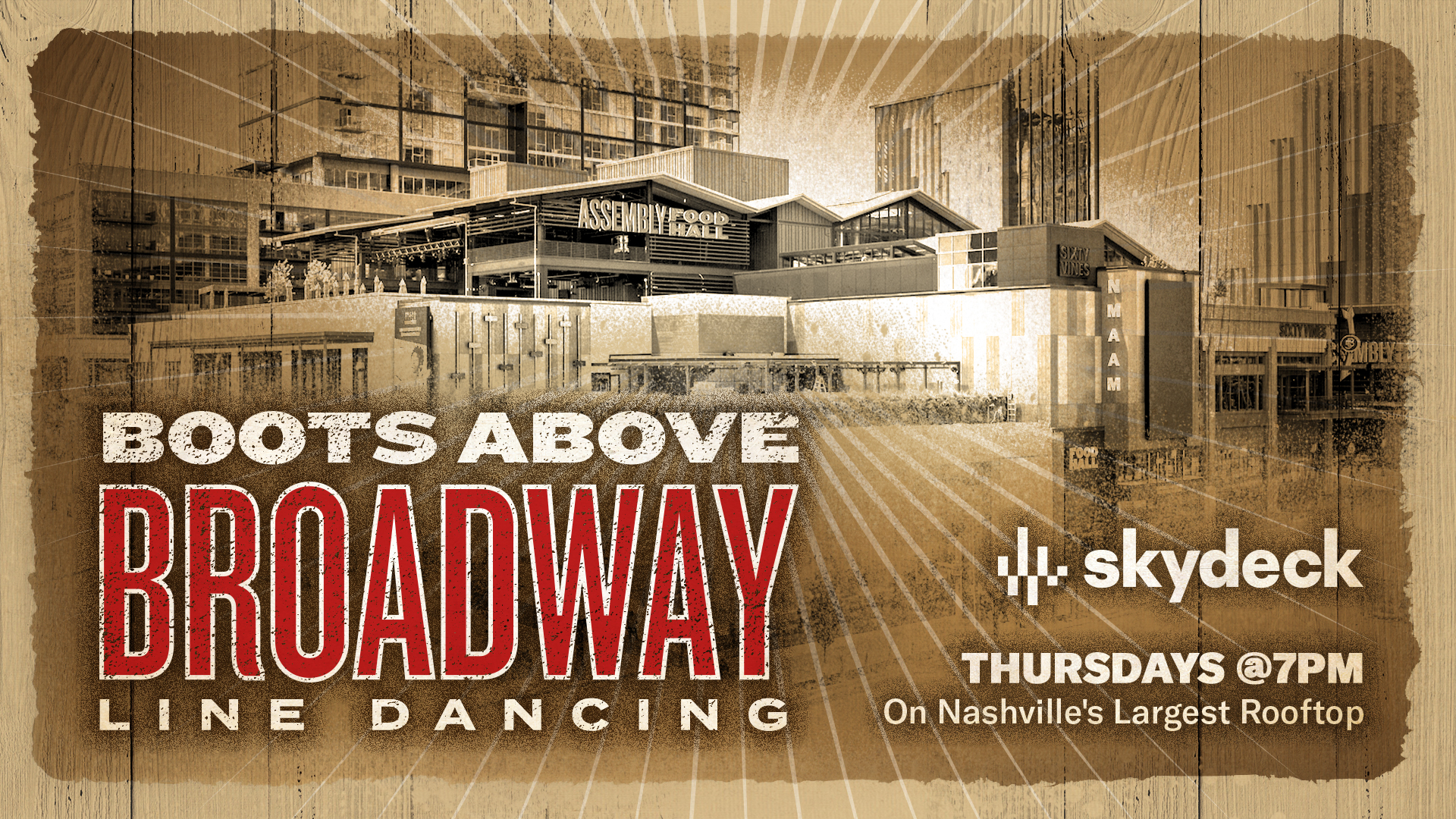 Promo image of Boots Above Broadway Line Dancing
