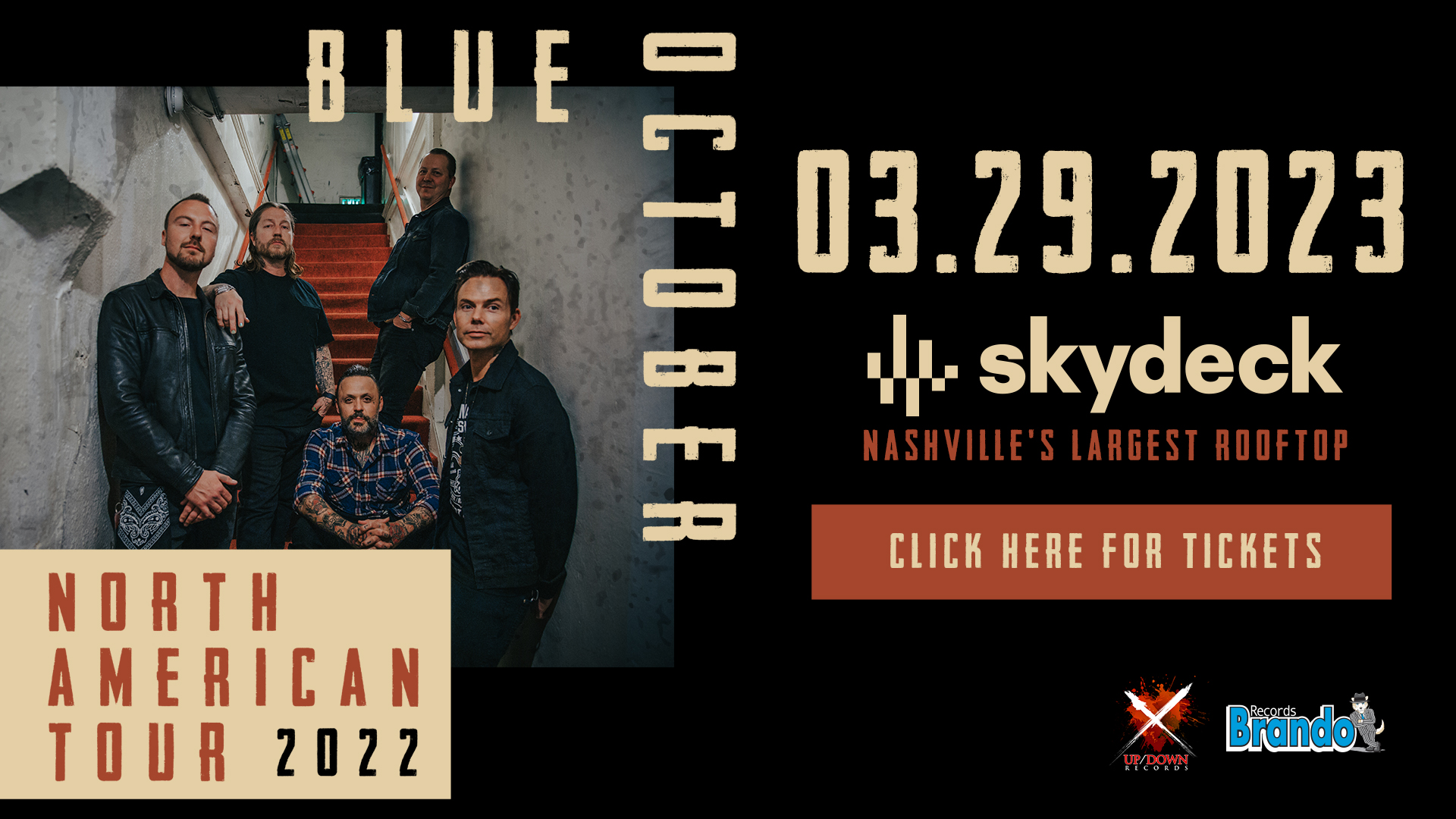 Promo image of Blue October on Skydeck