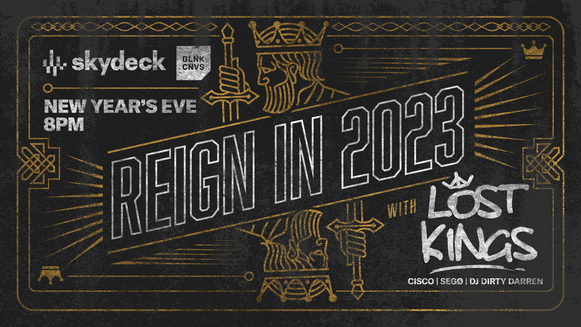 Promo image of Skydeck’s New Year’s Eve Party | Reign In 2023 With Lost Kings