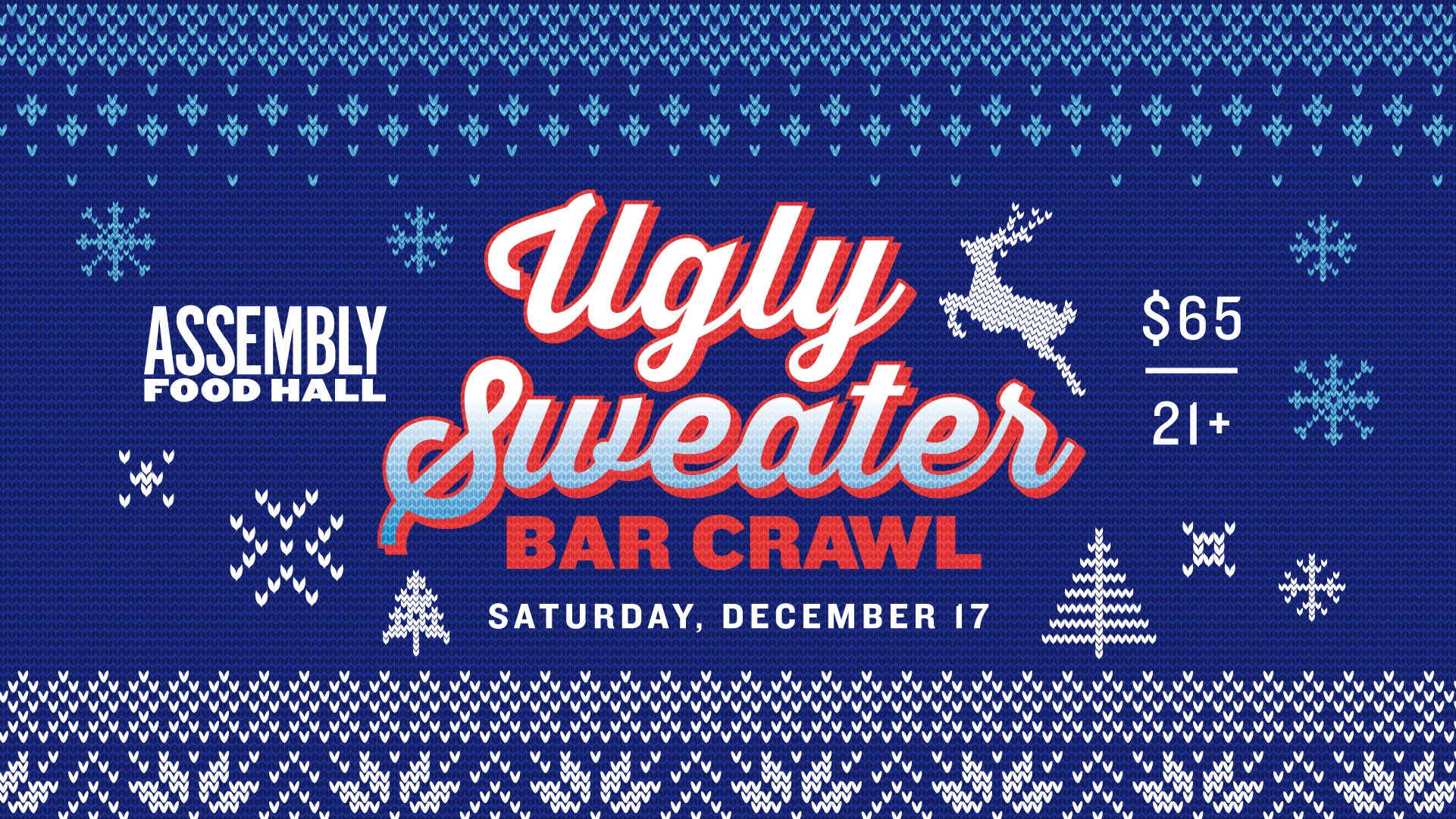Ugly Sweater Bar Crawl - hero