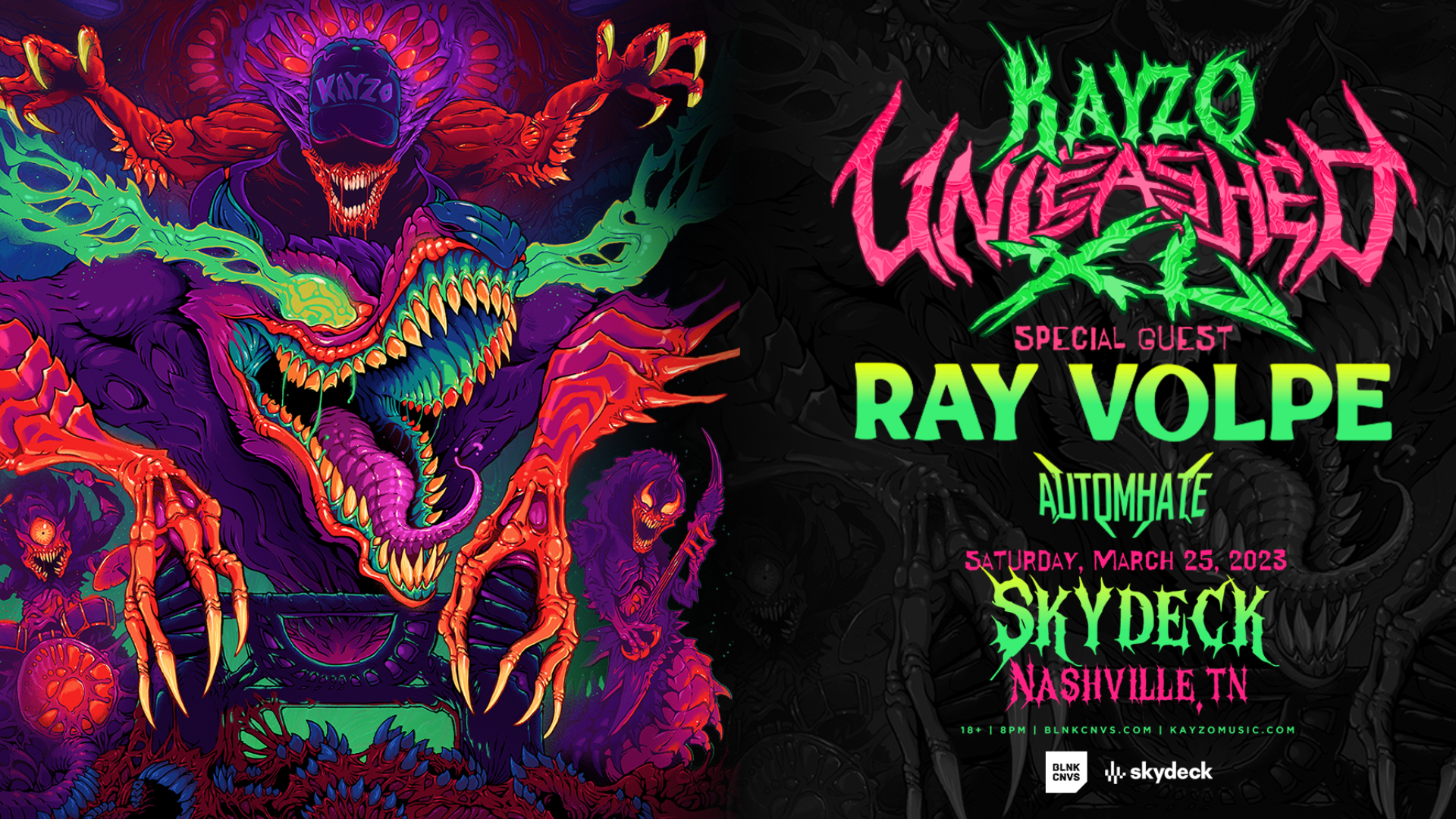 Promo image of Kayzo Unleashed XL Tour on Skydeck
