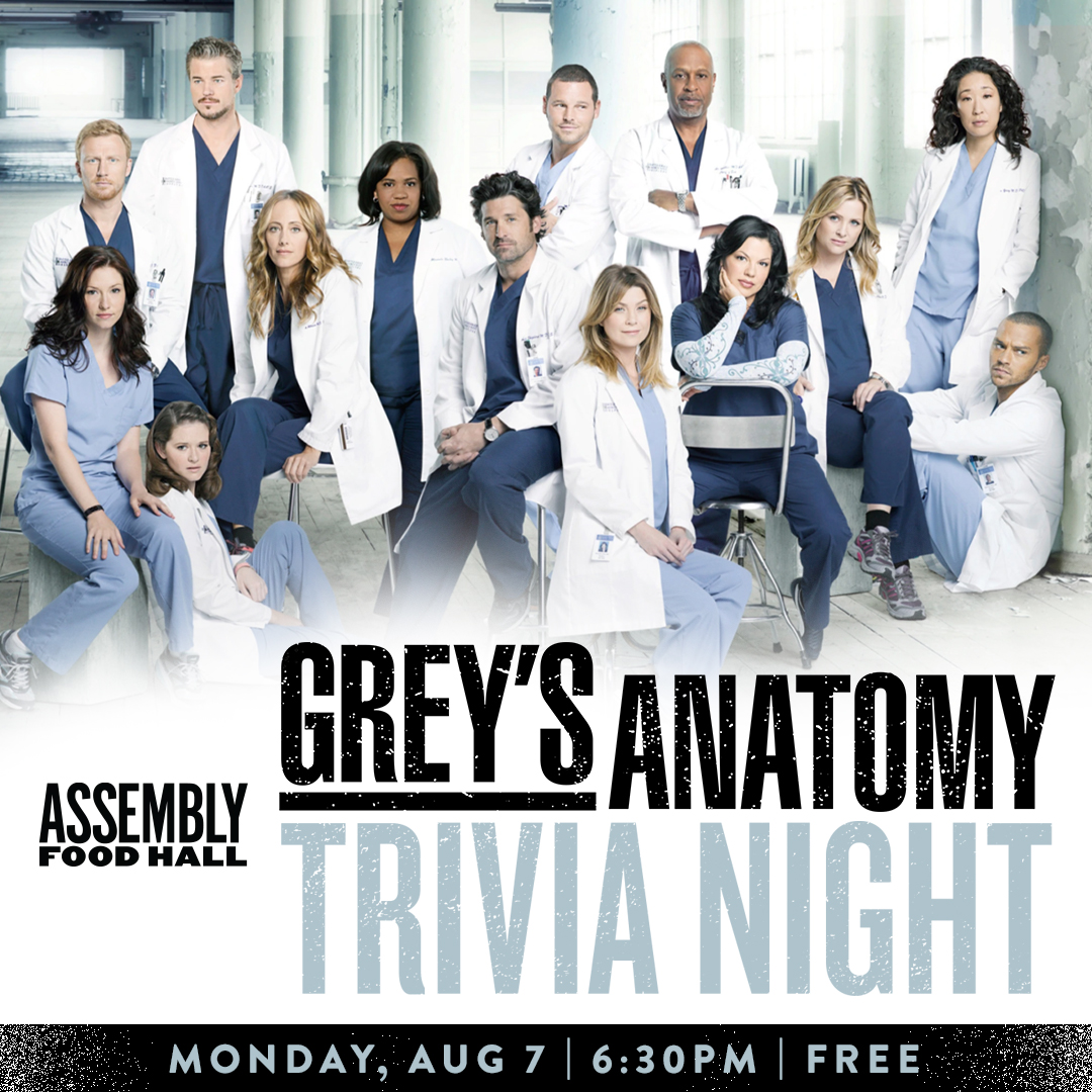 Grey’s Anatomy Trivia Night - hero