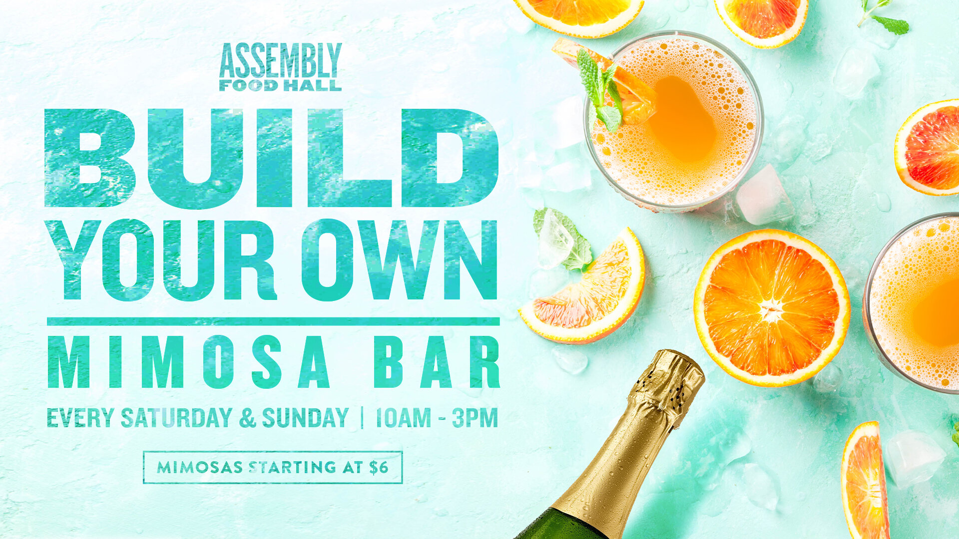 Build you own Mimosa Bar