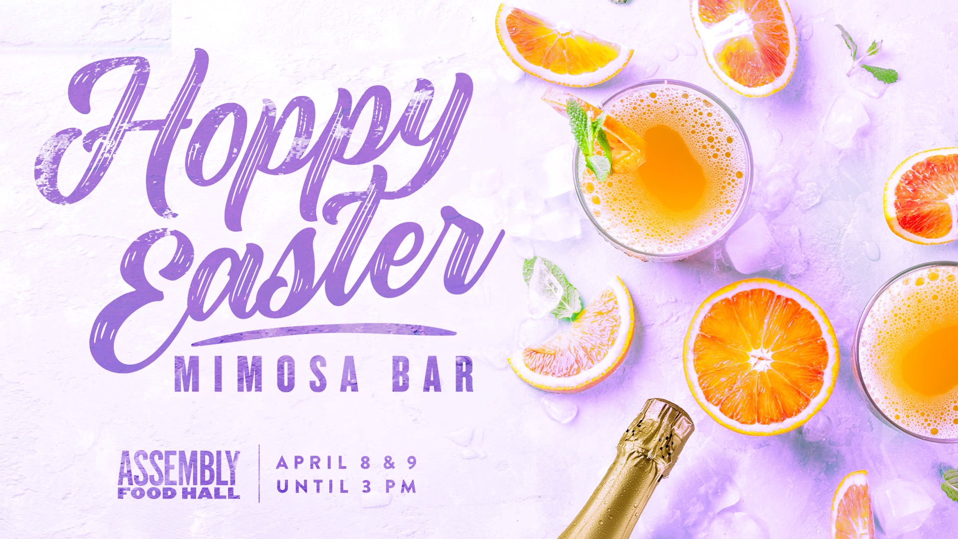 Easter Weekend Mimosa Bar - hero