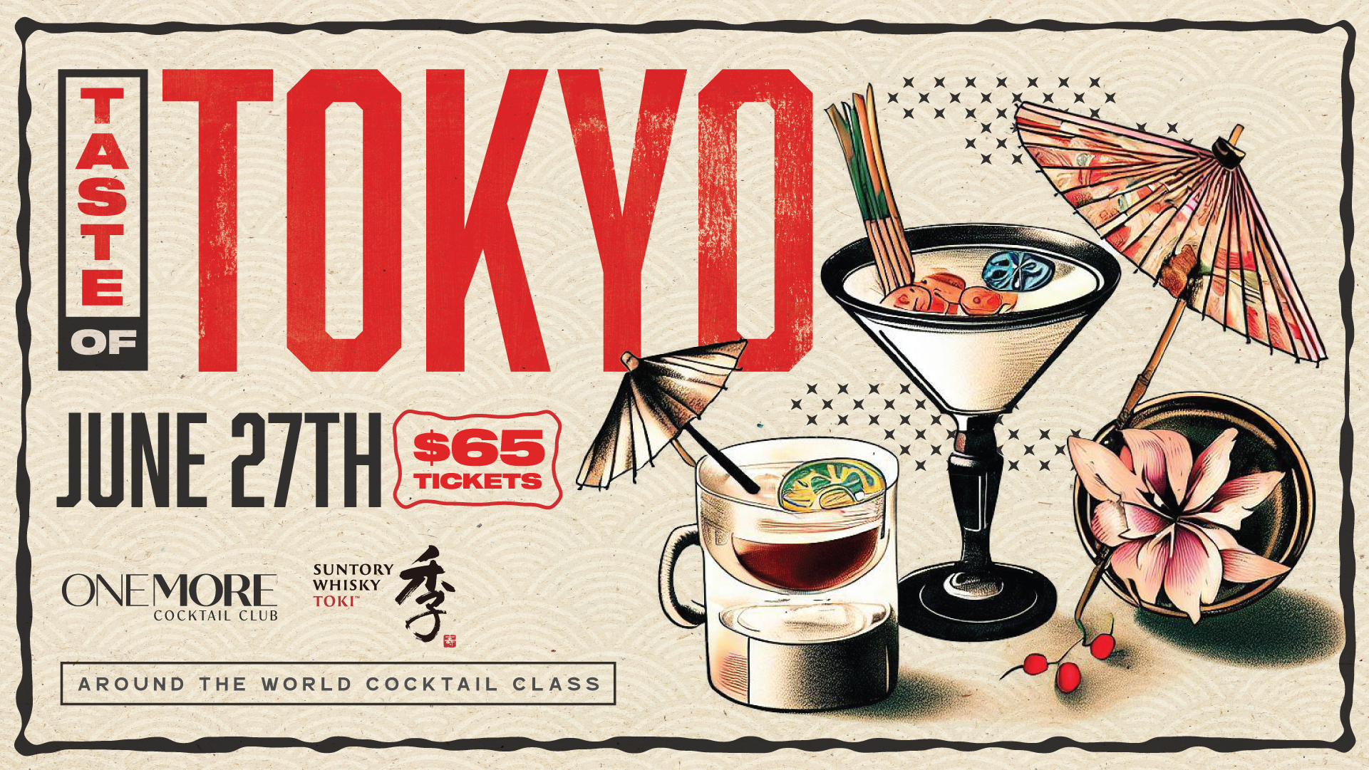 Around The World Cocktail Class | Taste of Tokyo - hero