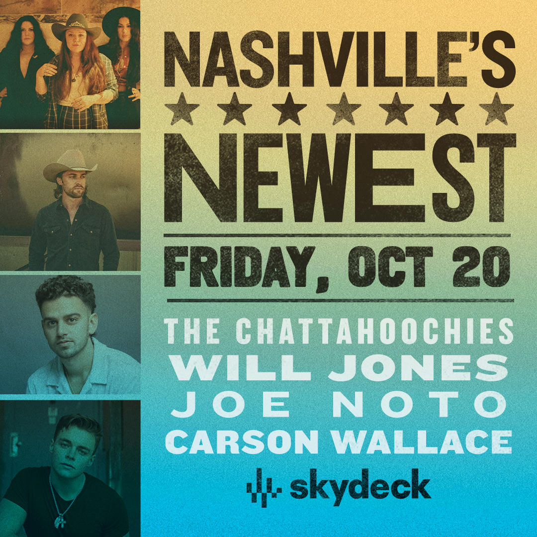 Nashville’s Newest featuring The Chattahoochies, Will Jones, & more - hero