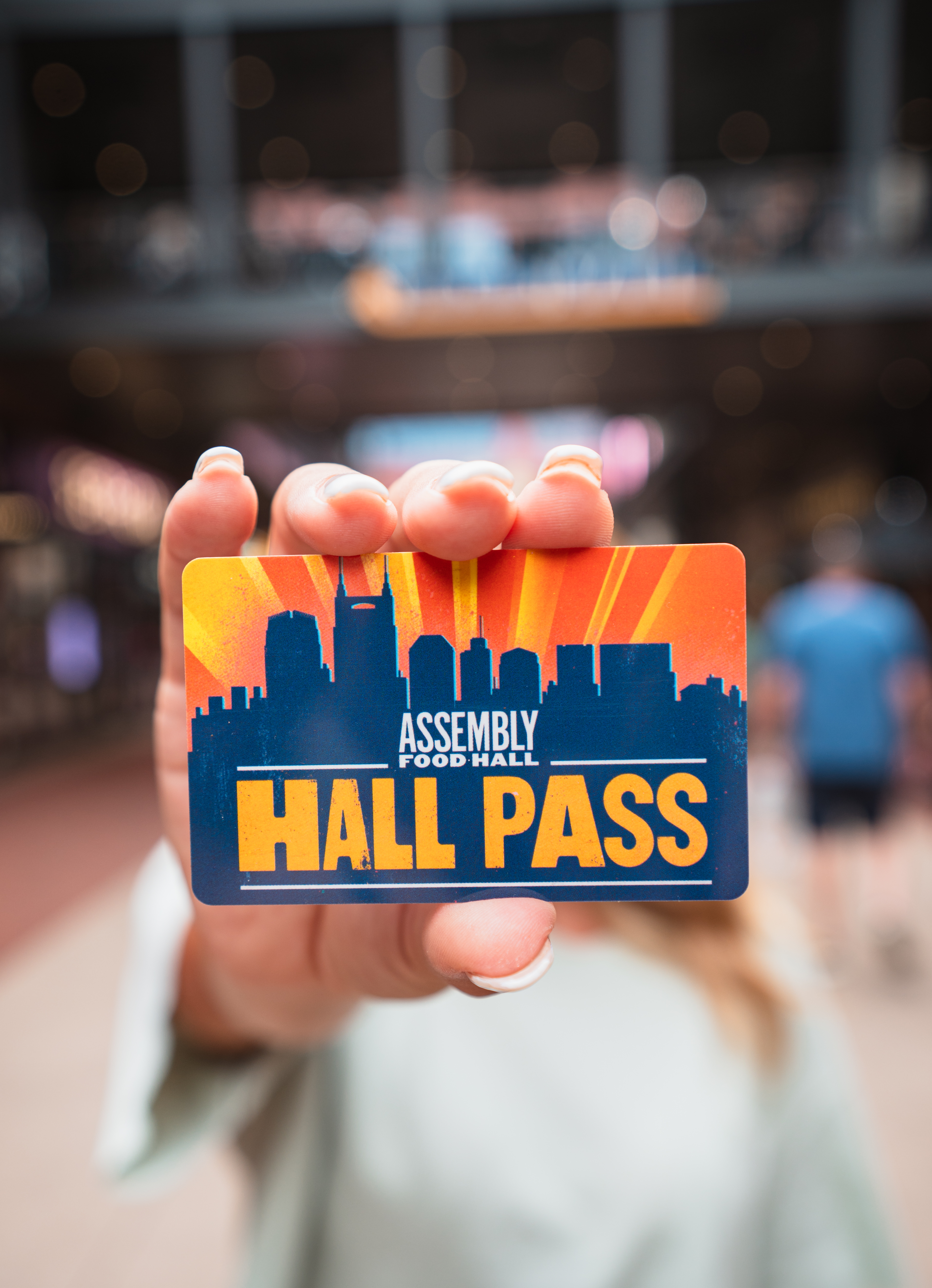 Photograph of the Hall Pass card.