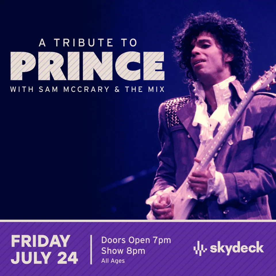Promo image of Prince Tribute at Skydeck