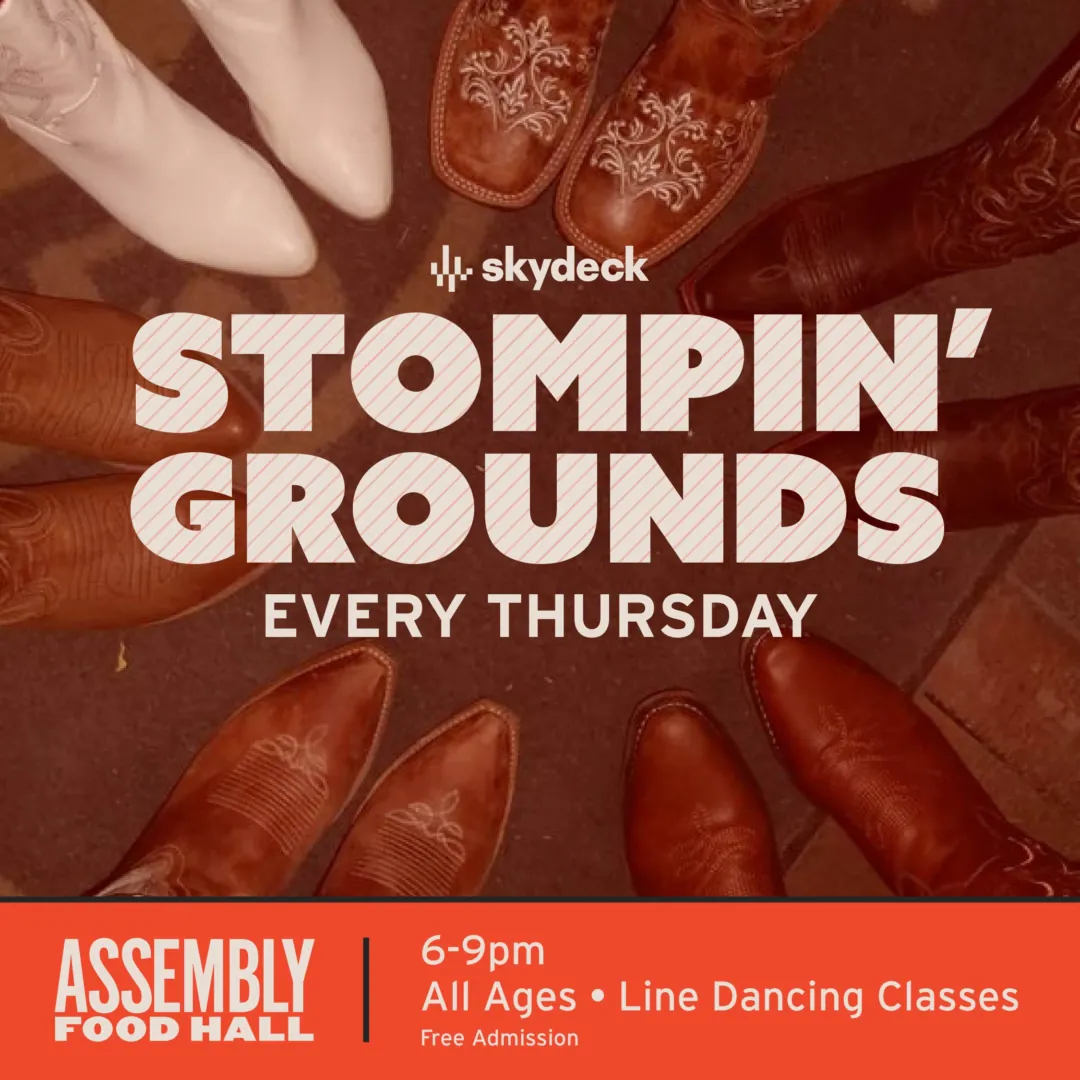 Promo image of Stompin’ Grounds at Skydeck | June 4th