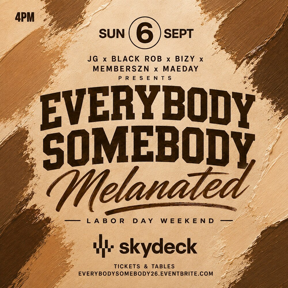 Promo image of Everybody Somebody Melanated