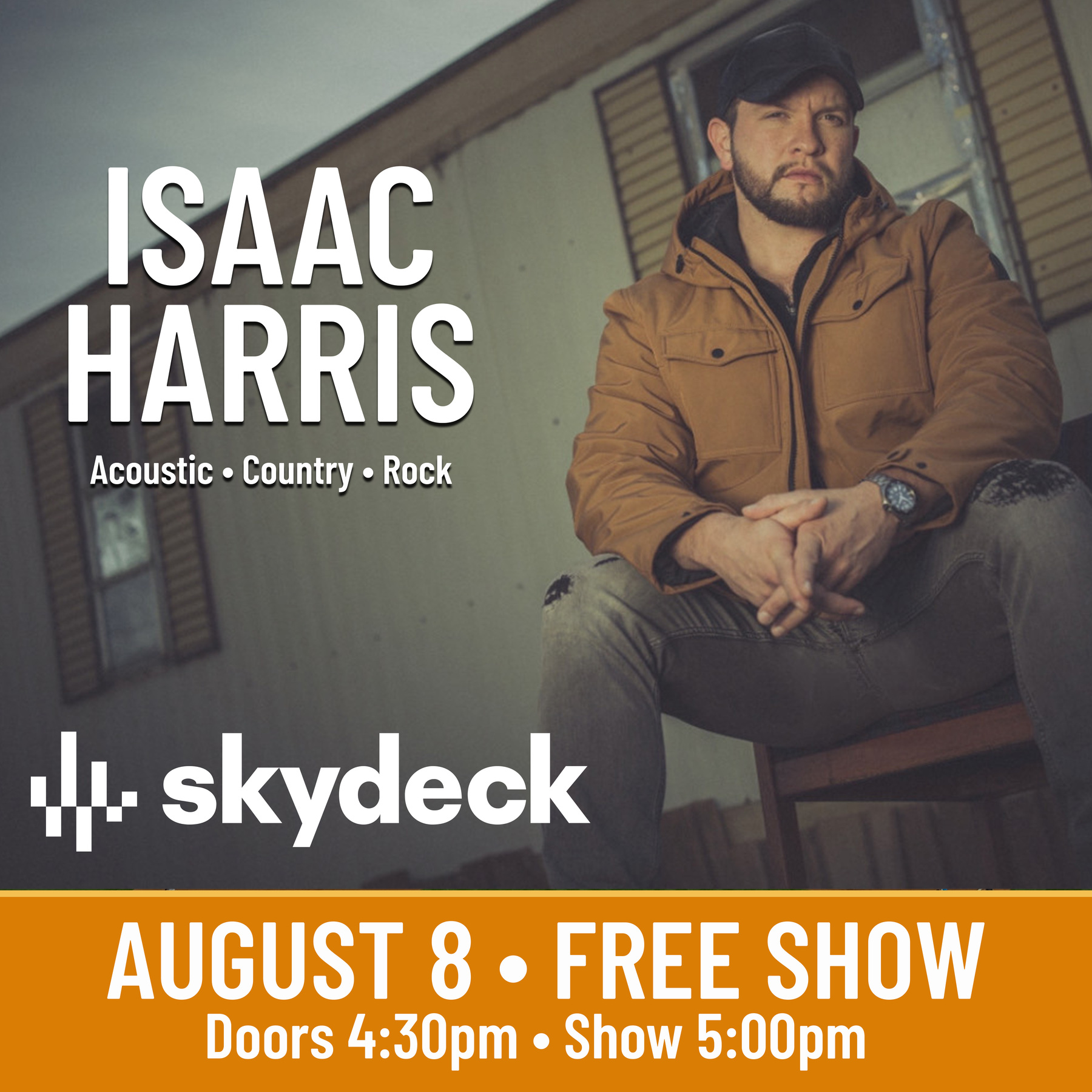 Isaac Harris Free Show - hero