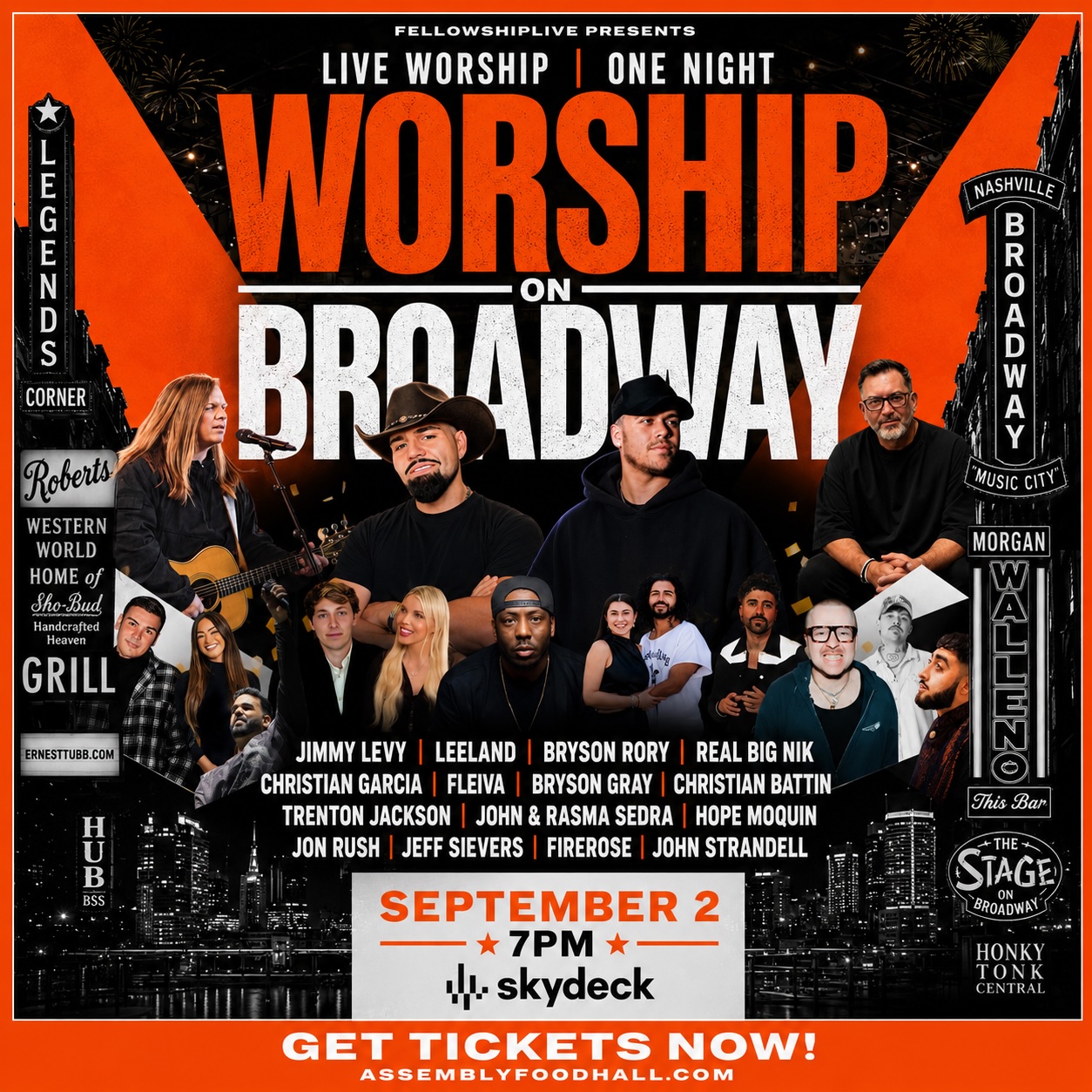 Promo image of Worship on Broadway