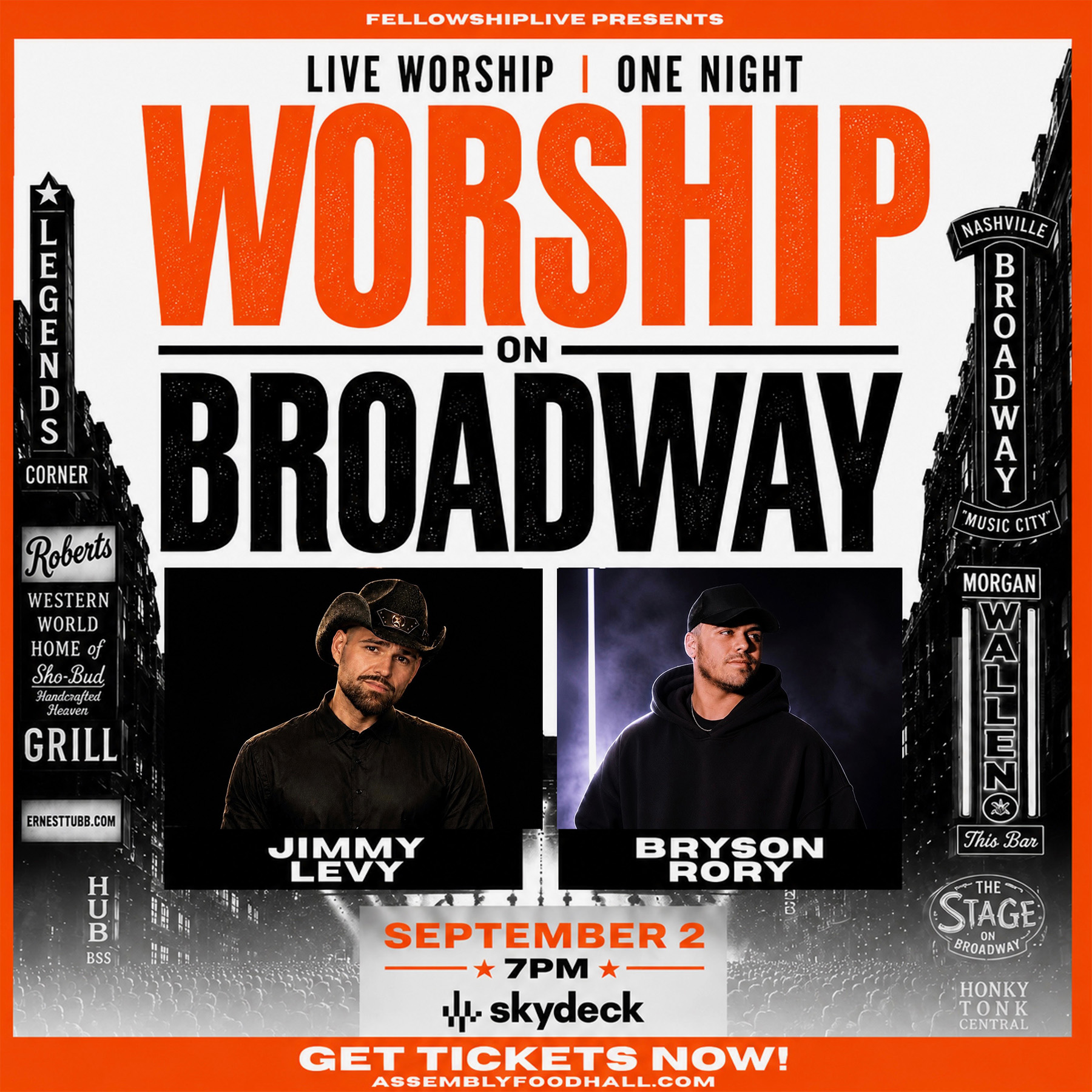 Promo image of Worship on Broadway
