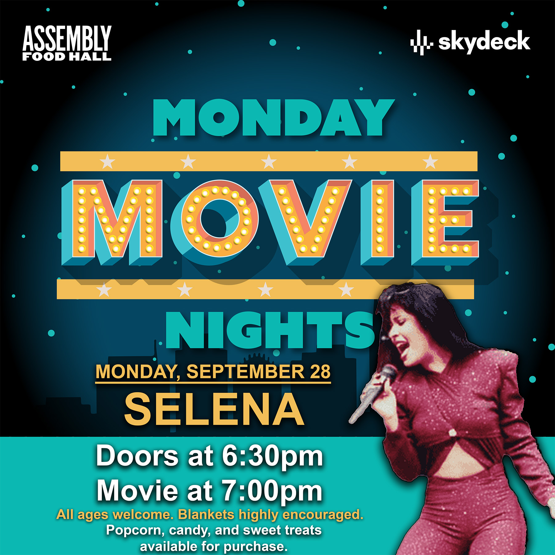 Promo image of Selena – Monday Movie Nights on Skydeck