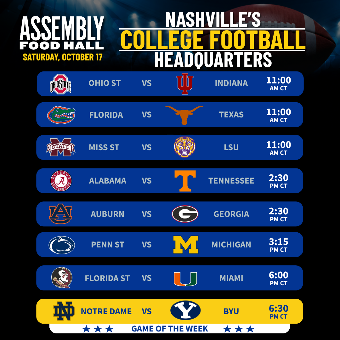 College Football Headquarters | October 17