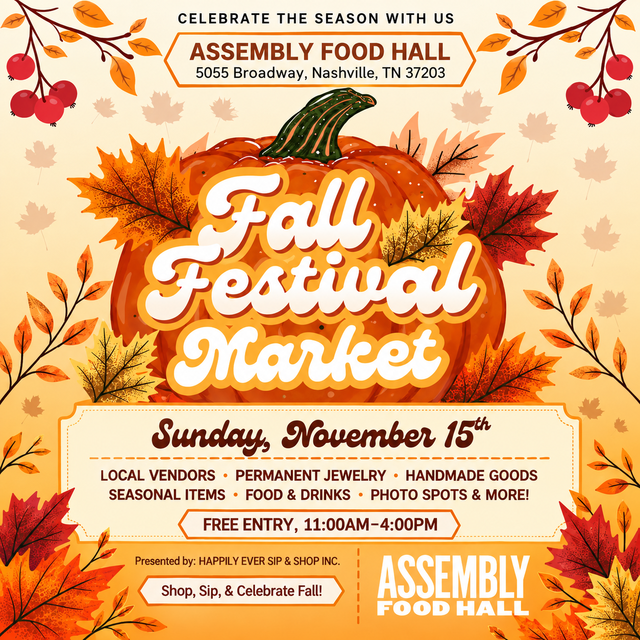 Promo image of Fall Festival Market