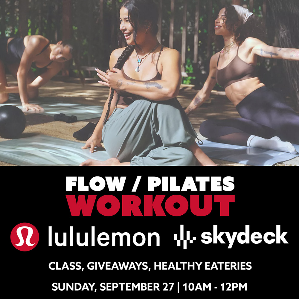 Lululemon x Skydeck Flow/Pilates Workout - hero