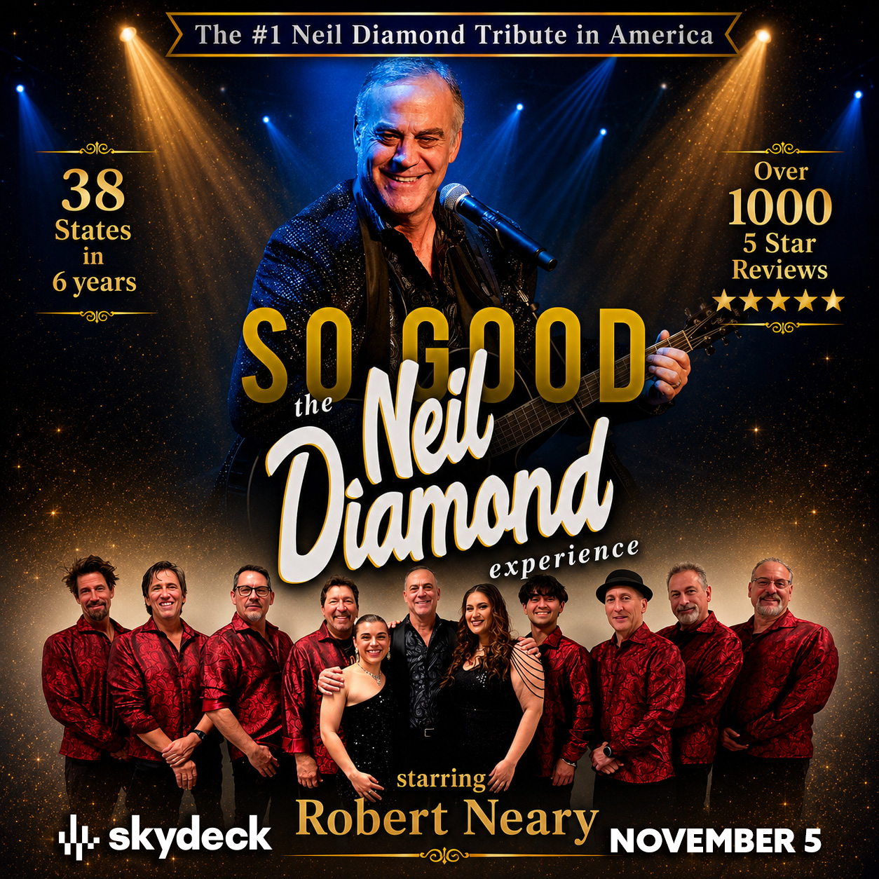 Promo image of So Good! The Neil Diamond Experience Starring Robert Neary