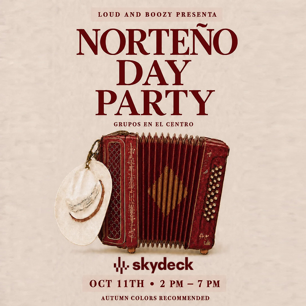 Promo image of Norteño Day Party – Loud & Boozy