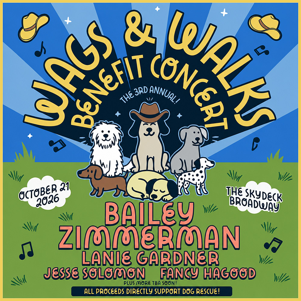 Promo image of Wags & Walks Benefit Concert