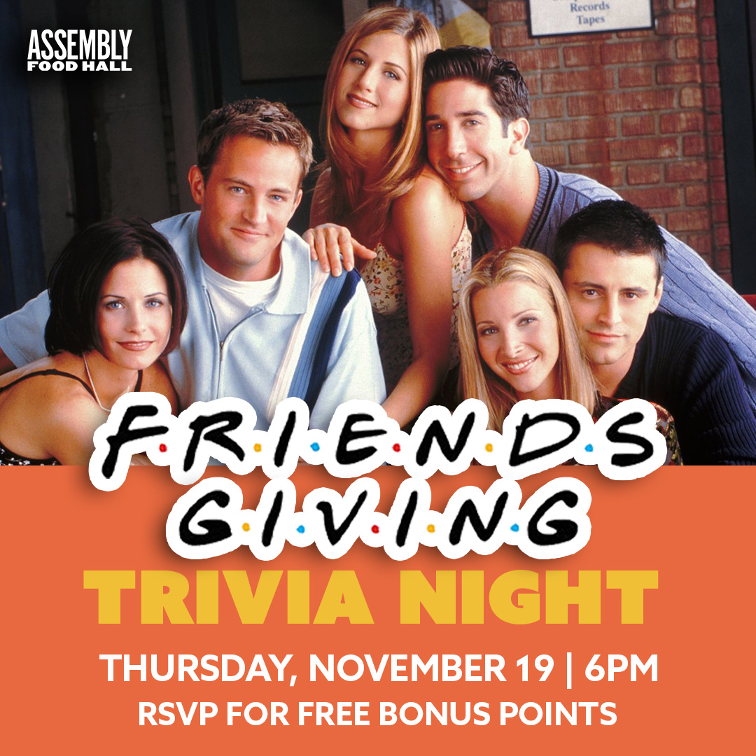 Promo image of ‘Friendsgiving’ Friends Trivia